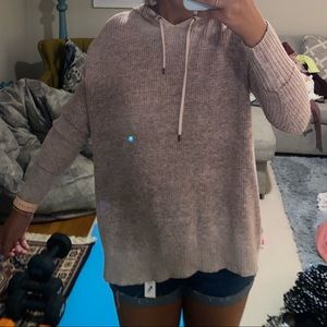 American eagle knit hoodie
